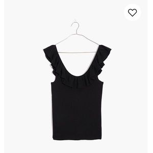 Madewell ruffle sweater tank, XS ✨ Final Price